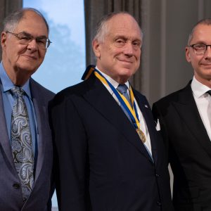 Boris Lozhkin with Ronald Lauder, President of the World Jewish Congress